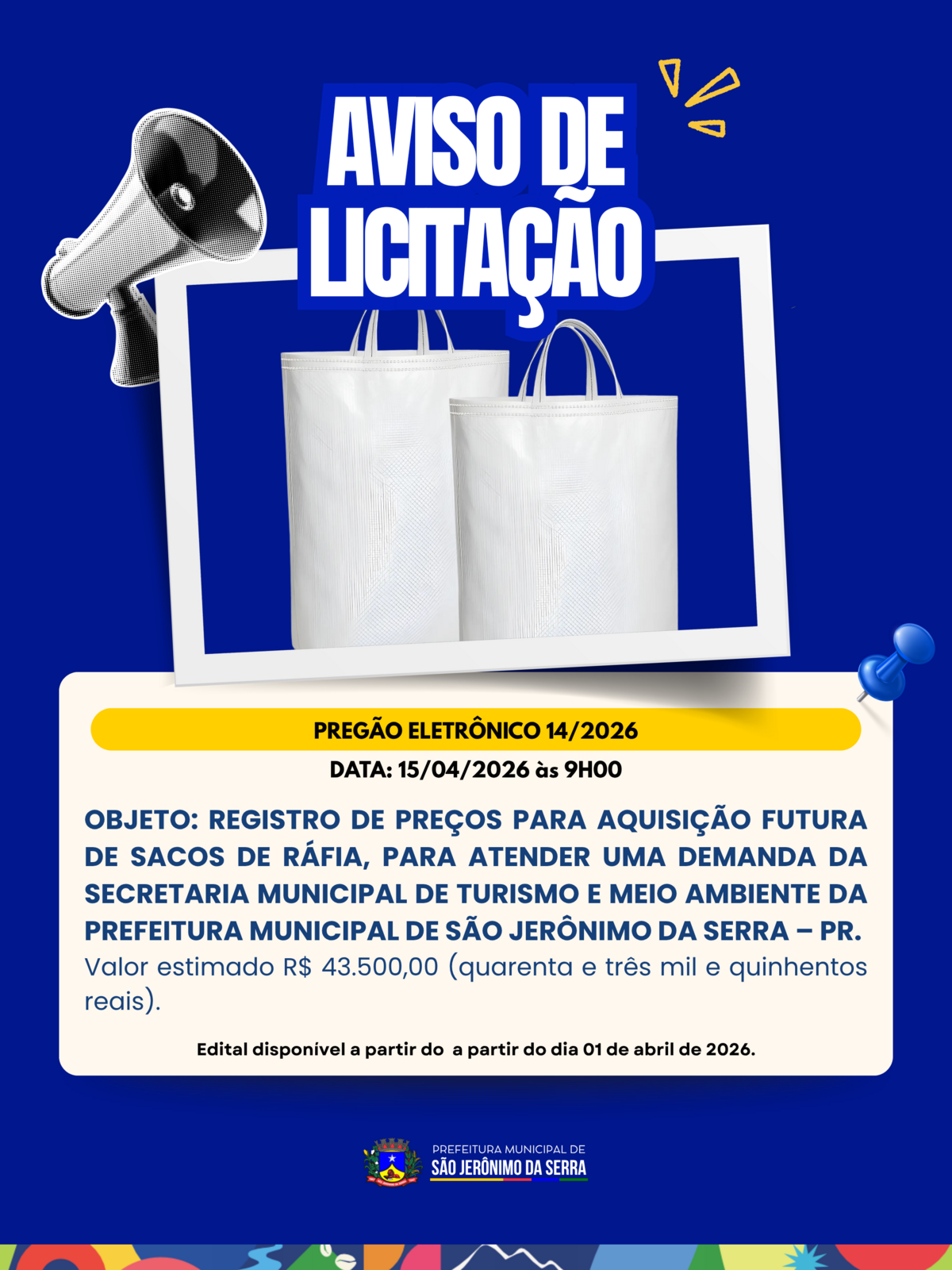 aviso-de-licitacao-pregao-eletronico-142026