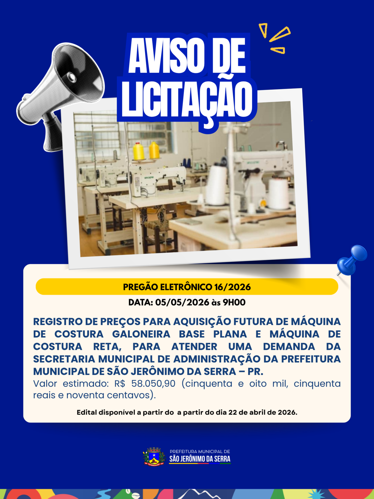 aviso-de-licitacao-pregao-eletronico-162026